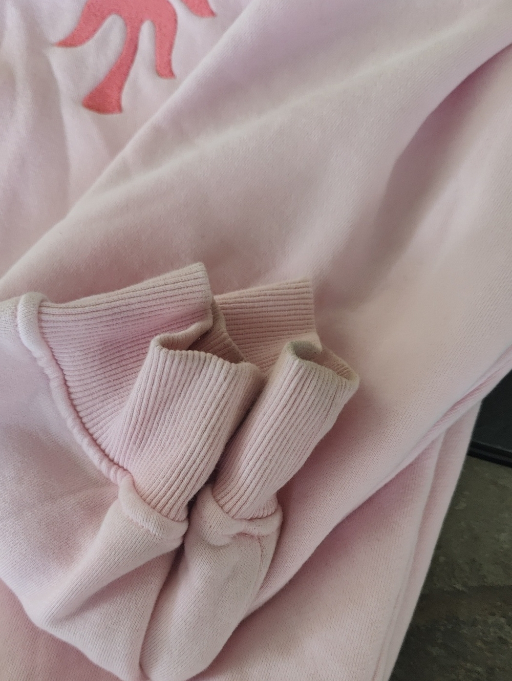 Pink Palm Puff "Everything Comes In Waves" Hoodie Size S Hoodie / XS Pants - Picture 15 of 15